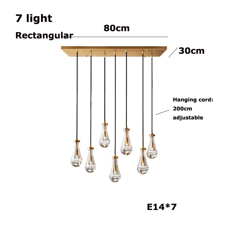 Vellora Waterdrop Chandelier