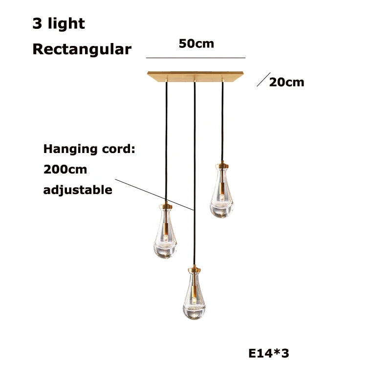 Vellora Waterdrop Chandelier