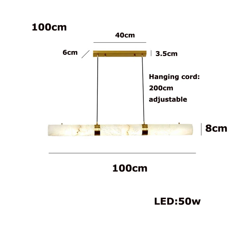 Alba Linear Chandelier