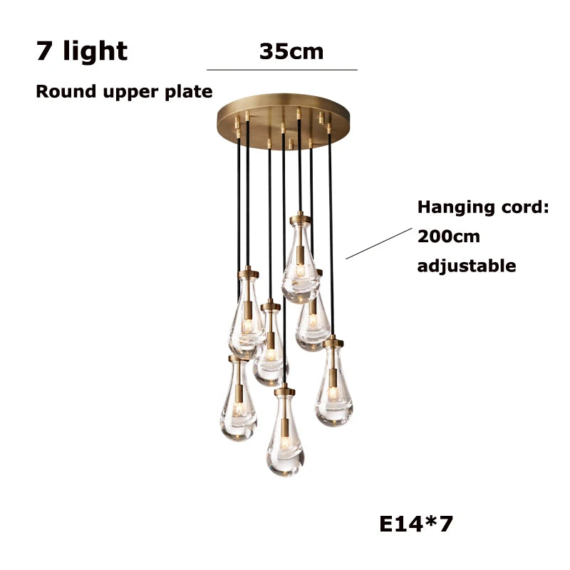 Vellora Waterdrop Chandelier