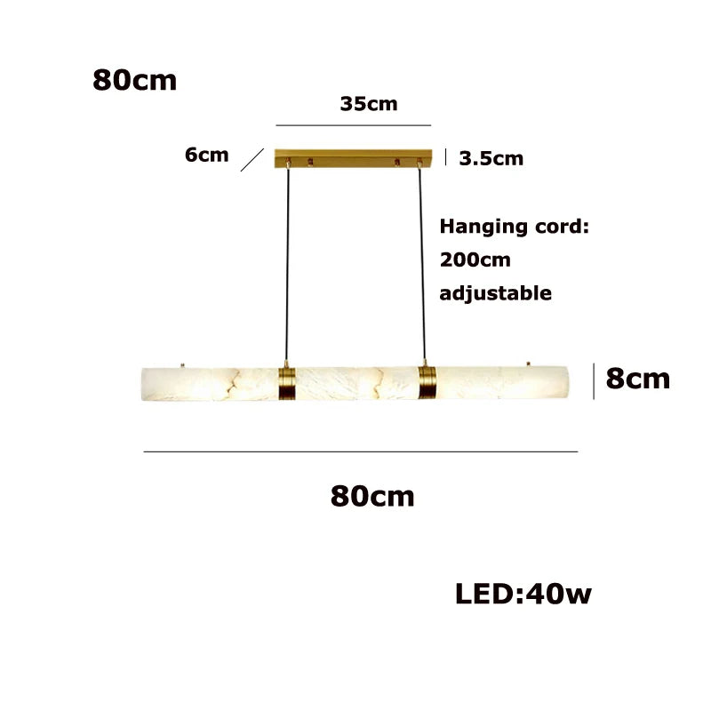 Alba Linear Chandelier