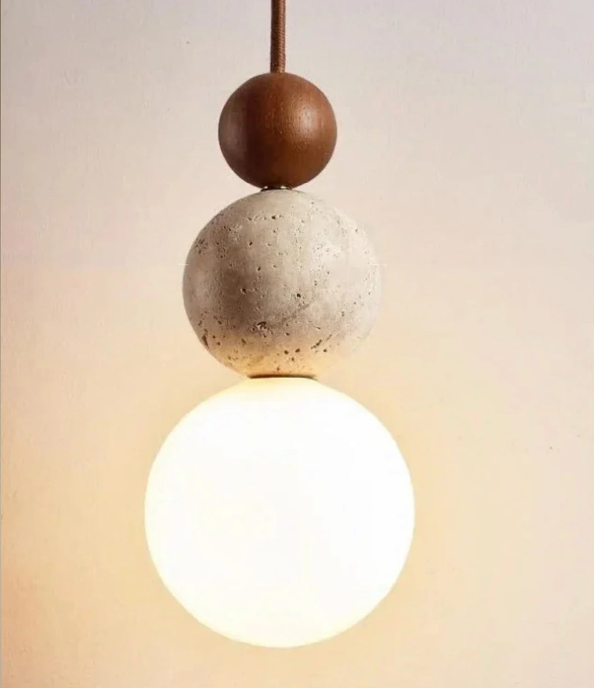 Calista Travertine Pendant