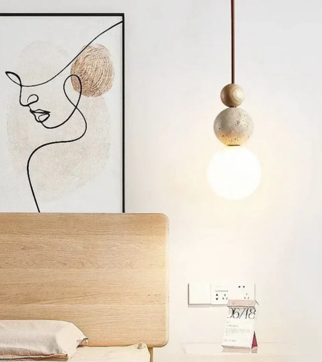Calista Travertine Pendant