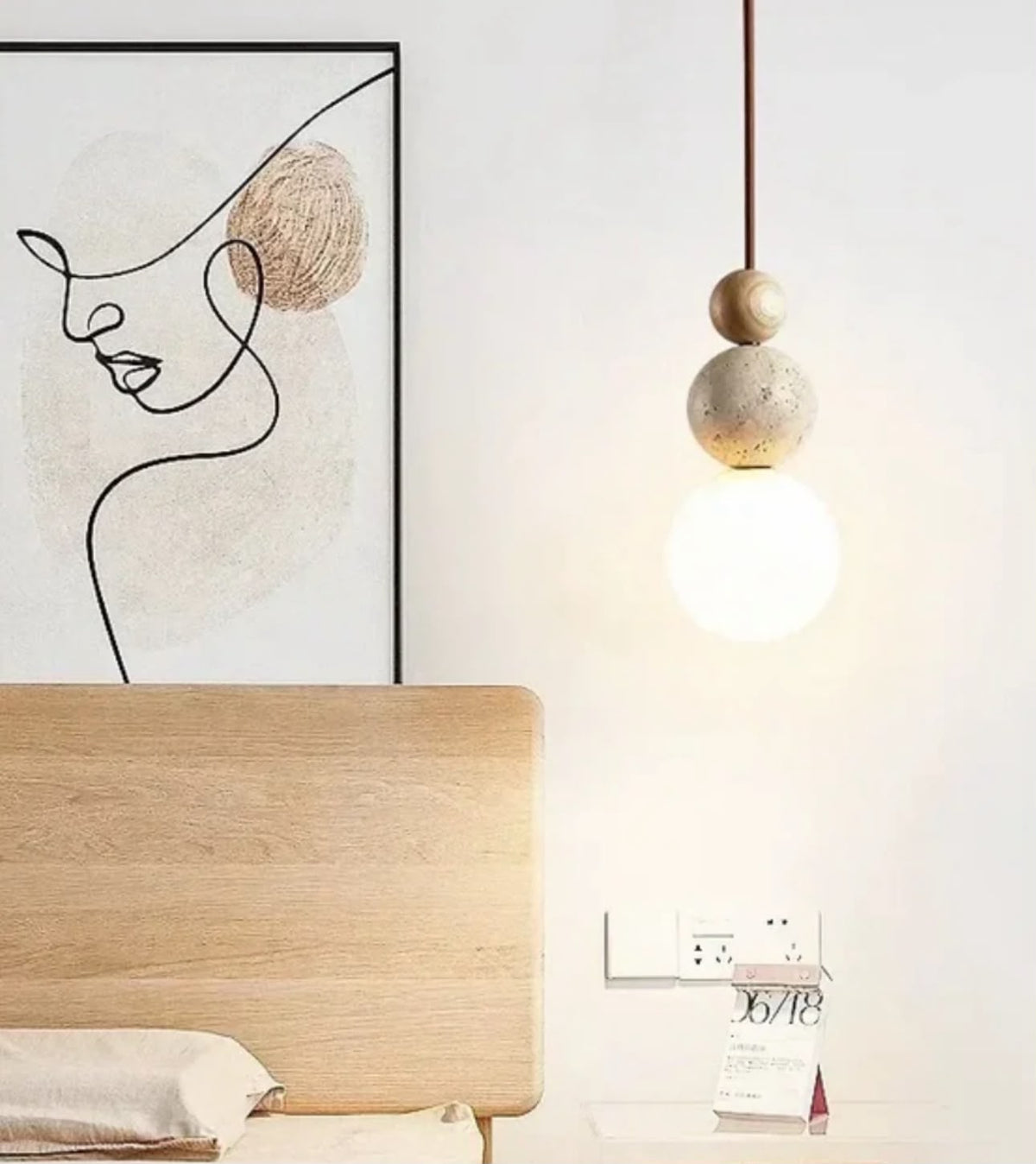 Calista Travertine Pendant
